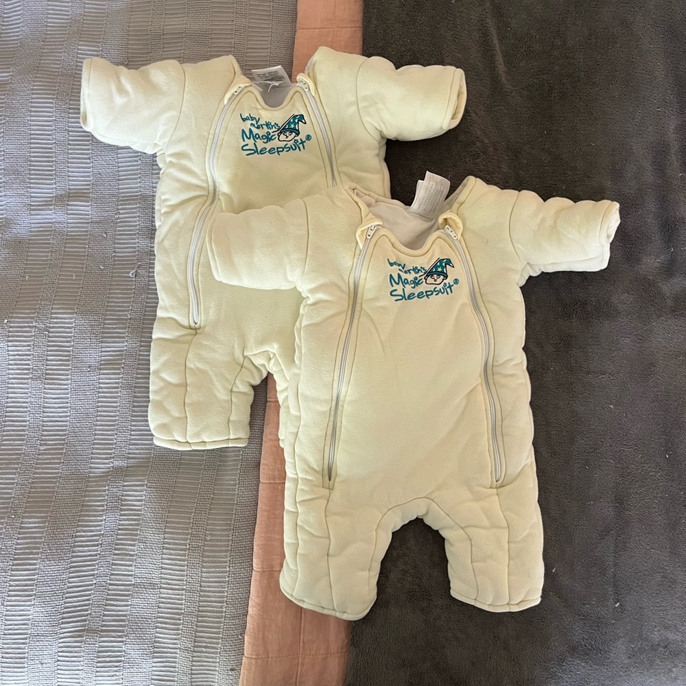 baby merlin’s magic sleep suit lot